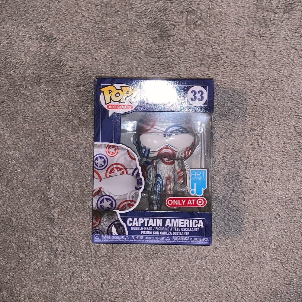 Funko Pop: Captain America (Art Series)